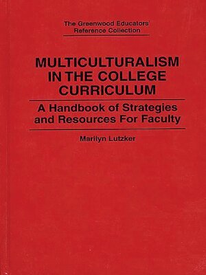 cover image of Multiculturalism in the College Curriculum